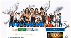 Desktop Screenshot of espaciocris.com